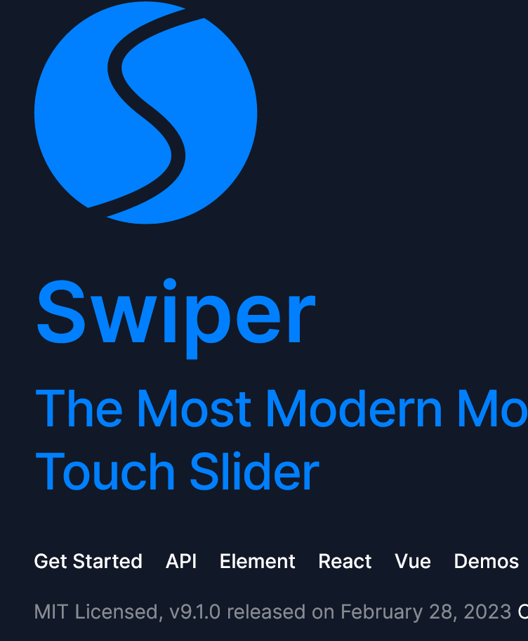 Swiperの導入