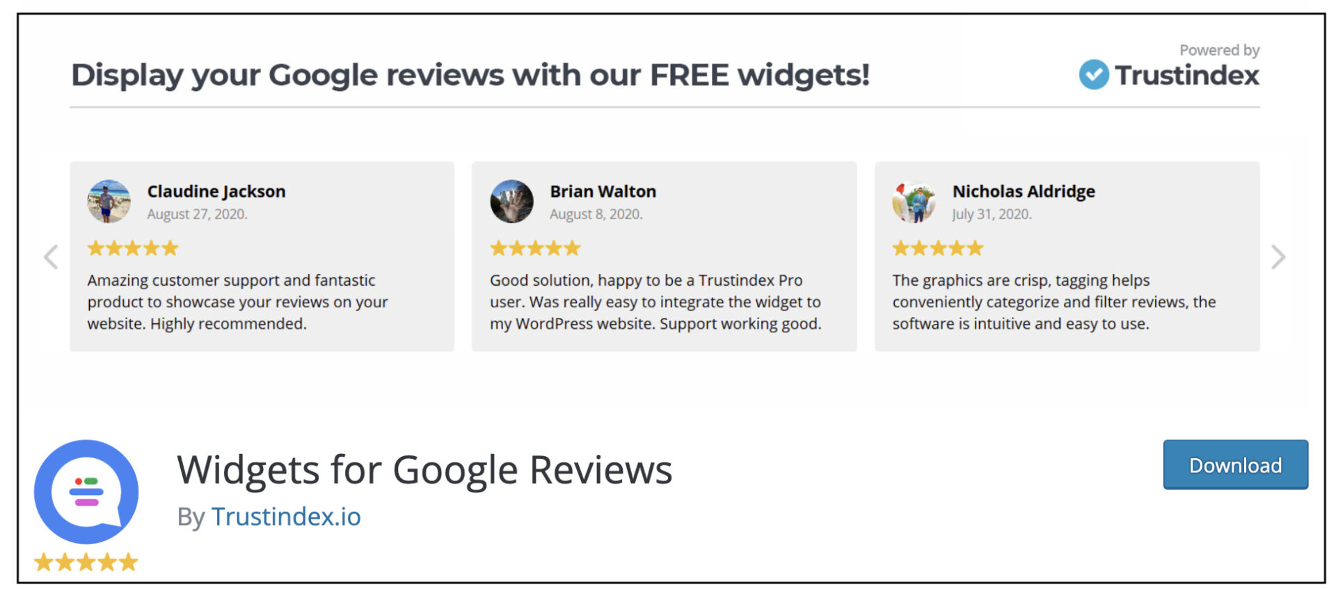 プラグイン【Widgets for Google Reviews】